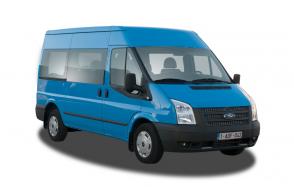 Minibus met ruime bagageruimte en trekhaak: 9 zitplaatsen - (kl 16)
